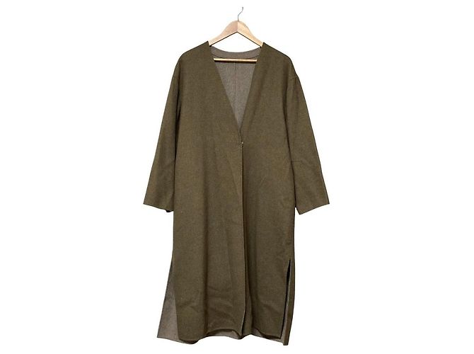 Autre Marque Abrigo United Arrows Manteco Verde Caqui - vista 5