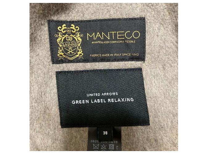 Autre Marque Abrigo United Arrows Manteco Verde Caqui - vista 7