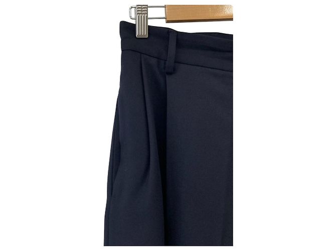 Autre Marque MUSE de Deuxieme Classe WOOL SERGE Hose Blau Marineblau - Ansicht 3