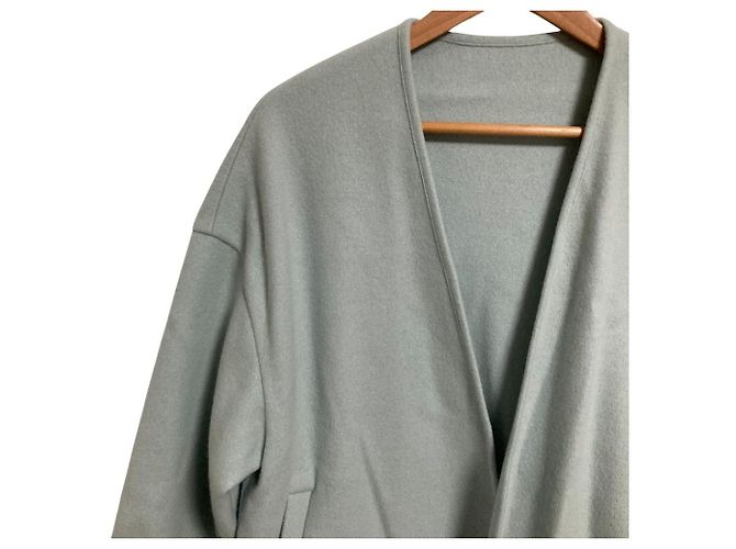Autre Marque Abrigo de lana United Arrows Azul Azul claro - vista 3