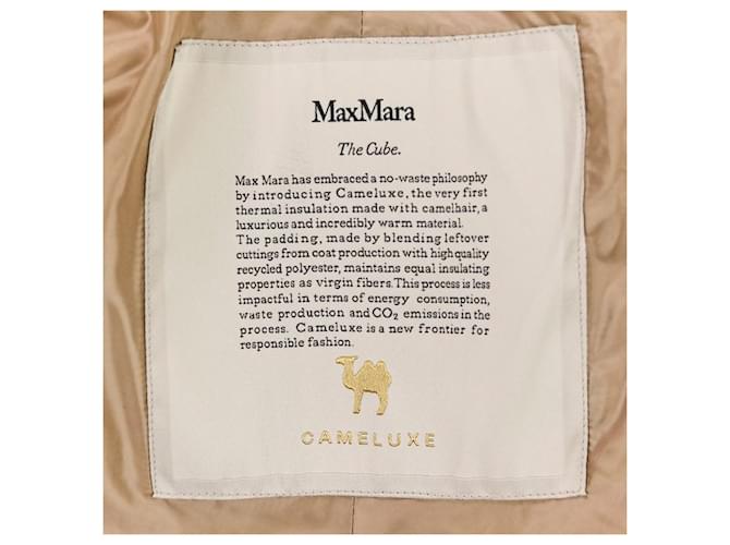 Max Mara The Cube CAMELUXE Poncho Coat Beige Camello - vista 12