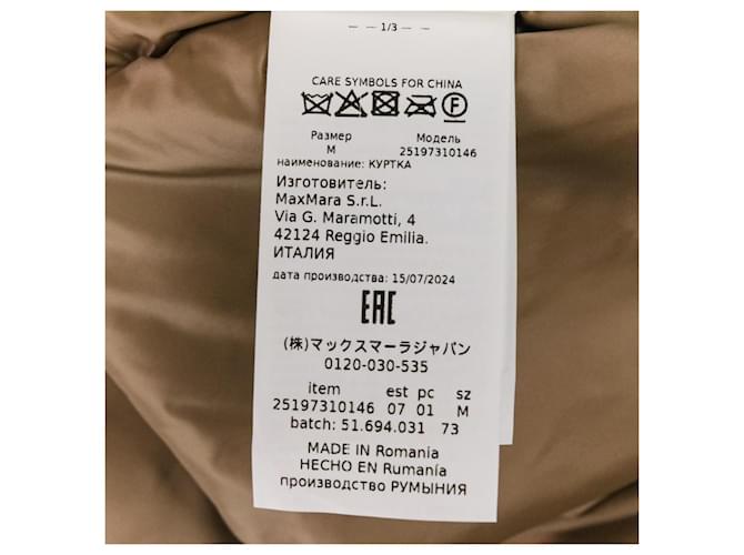 Max Mara The Cube CAMELUXE Poncho Coat Beige Camello - vista 15