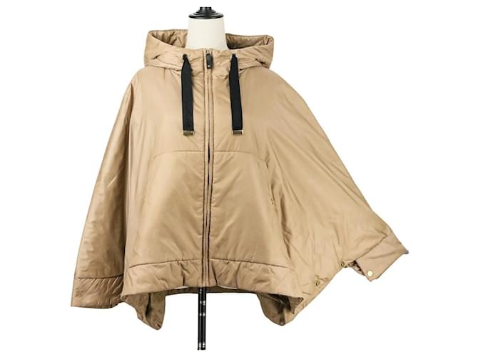 Max Mara The Cube CAMELUXE Poncho Coat Beige Camello - vista 2