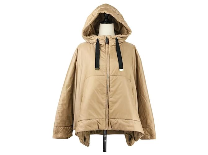 Max Mara The Cube CAMELUXE Poncho Coat Beige Camello - vista 3