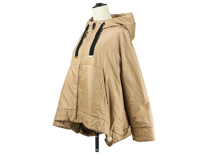 Max Mara The Cube CAMELUXE Poncho Coat Beige Camello - vista 4