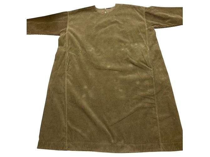 Autre Marque 45R Cord-Kleid Braun - Ansicht 11