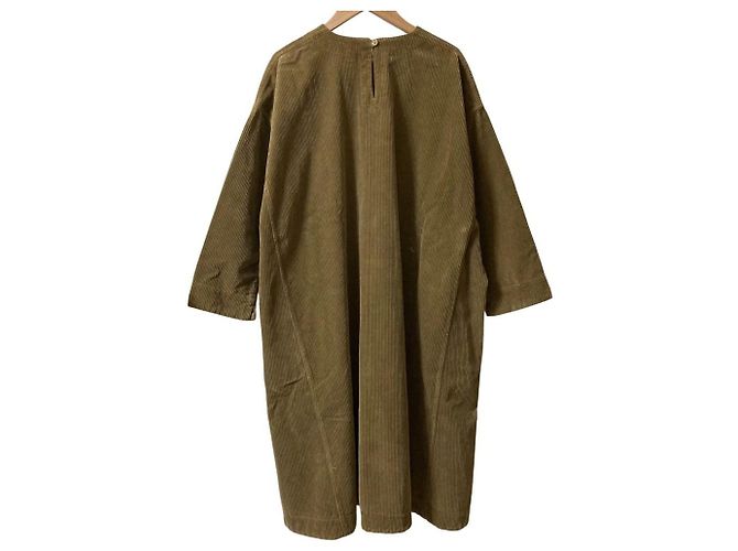 Autre Marque 45R Cord-Kleid Braun - Ansicht 2