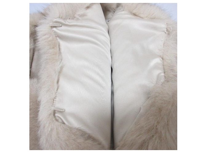 Autre Marque Chaleco de piel ecológica Rouge vif Eco Fur Castaño - vista 4