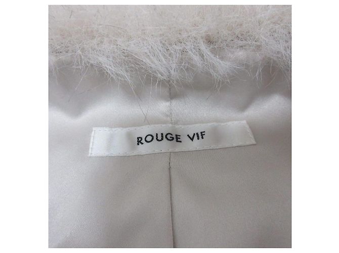 Autre Marque Chaleco de piel ecológica Rouge vif Eco Fur Castaño - vista 8