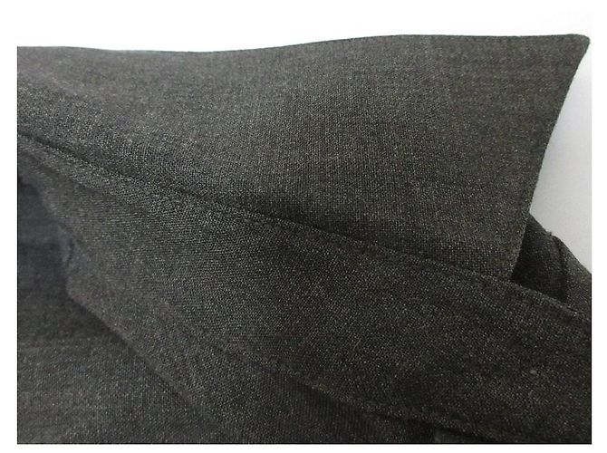 Theory TRACEABLE WOOL N Straight Shirt Camisa de lana Castaño - vista 10