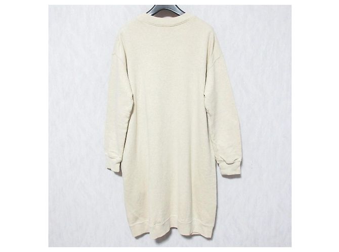 Autre Marque Americana Long Sweat Kleid Gelb - Ansicht 2