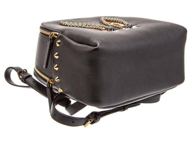 MCM Limited Edition Polke Bunny Mini-Rucksack Schwarz - Ansicht 4