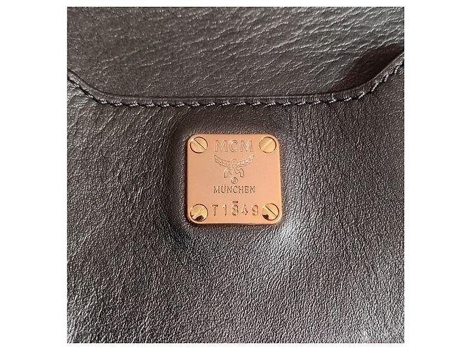 MCM Limited Edition Polke Bunny Mini-Rucksack Schwarz - Ansicht 6