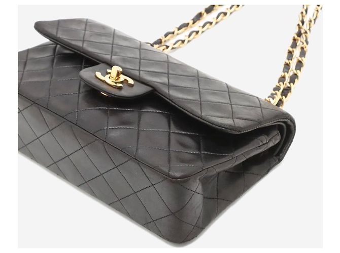 Chanel Schwarze Double Flap Bag Vintage 1994 - Ansicht 3
