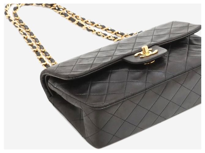 Chanel Schwarze Double Flap Bag Vintage 1994 - Ansicht 4