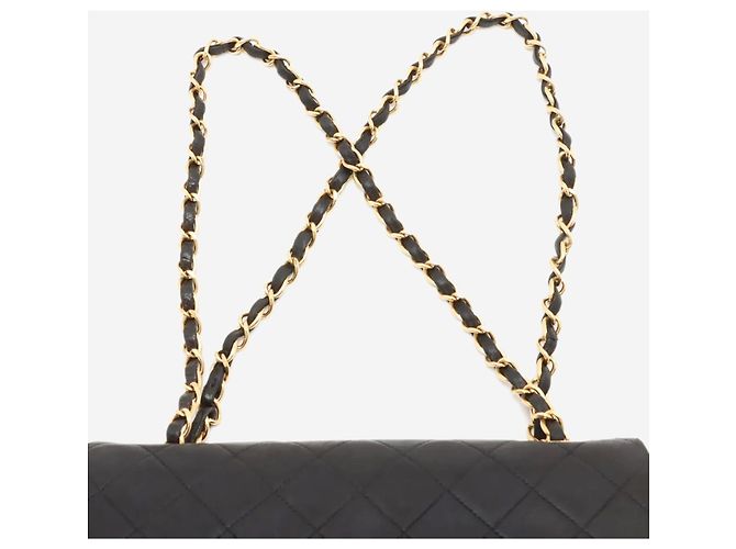 Chanel Schwarze Double Flap Bag Vintage 1994 - Ansicht 7