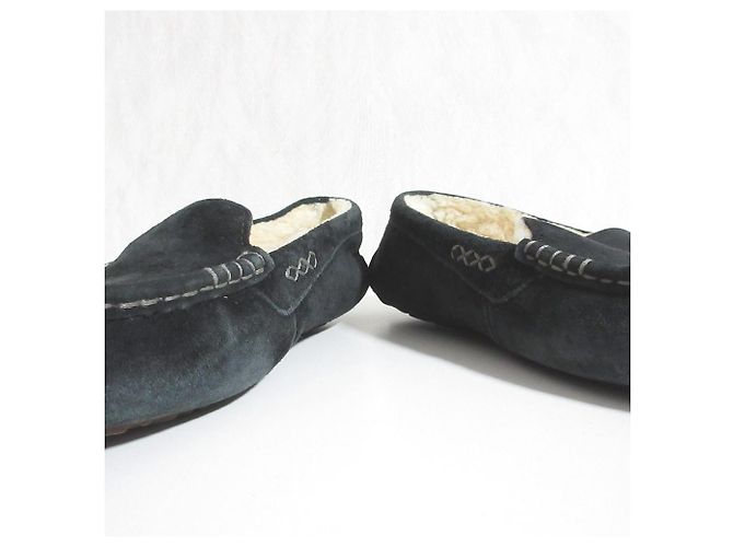 Autre Marque Mocassini in pelle di pecora UGG Ansley Nero - vista 3