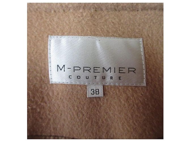 Autre Marque M-premier Abrigo cruzado de mezcla de cachemira Castaño - vista 7