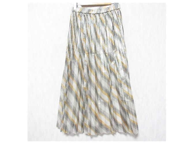 Autre Marque GRACE CONTINENTAL Lame Line Plisse-Rock Gelb - Ansicht 2
