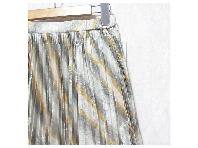 Autre Marque GRACE CONTINENTAL Lame Line Plisse-Rock Gelb - Ansicht 3