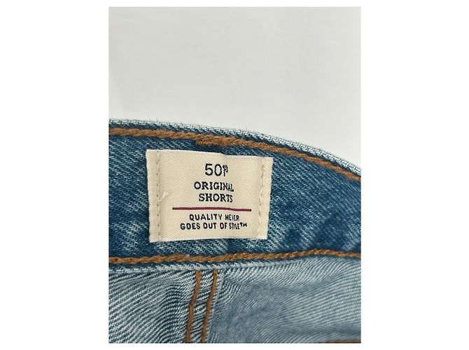 Levi's Mini shorts de denim rotos Azul - vista 3