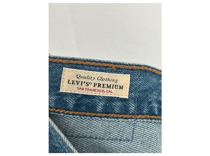 Levi's Mini shorts de denim rotos Azul - vista 4