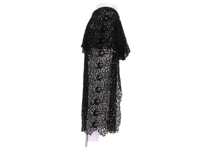 Autre Marque Falda de encaje negra SHARON WAUCHOB Negro - vista 4