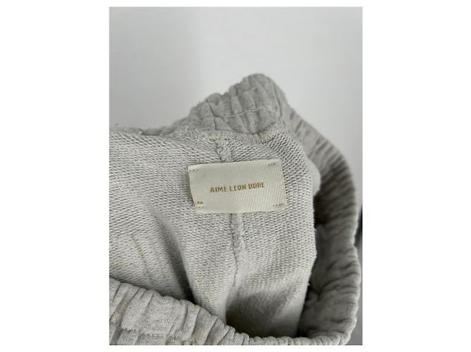 Autre Marque AIME LEON DORE Graue Jogginghose Baumwolle M - Ansicht 3