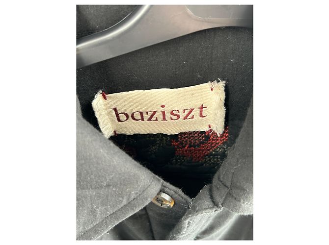 Autre Marque Giacca BAZISZT Verdant in cotone nero XL - vista 3