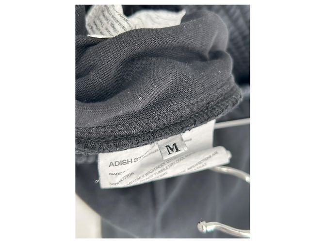 Autre Marque Pantaloni jogging neri ADISH in cotone M Nero - vista 5