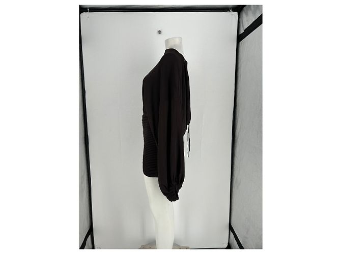 Autre Marque Vestido mini ARAKII Mist marrón de viscosa Castaño - vista 4