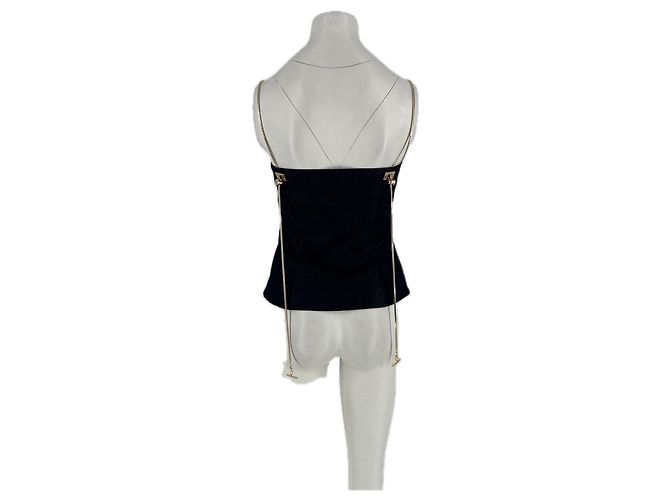 Autre Marque Top Mirabel DANAME Azul Marino Algodón XS - vista 2
