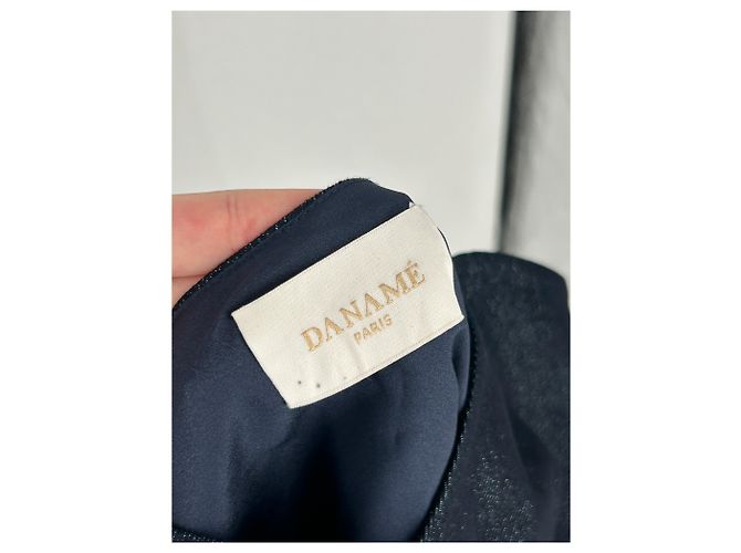 Autre Marque Top Mirabel DANAME Azul Marino Algodón XS - vista 5