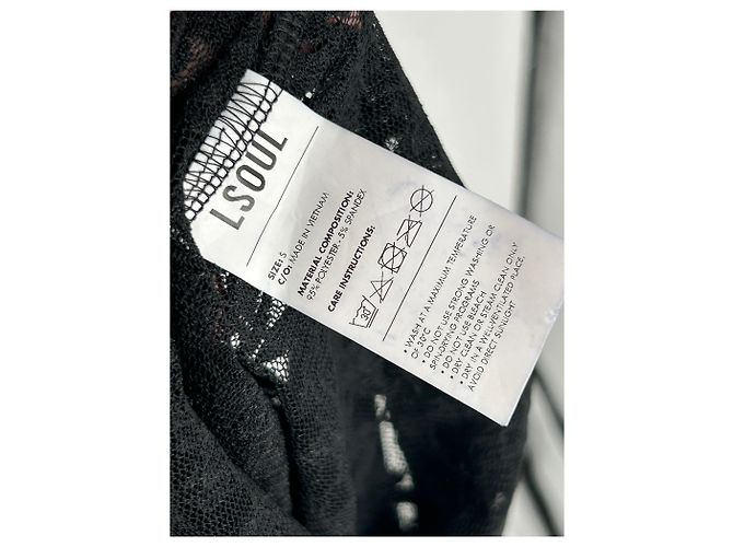 Autre Marque Body de encaje negro - vista 6