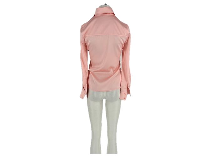 Autre Marque Camicia in raso rosa - vista 2