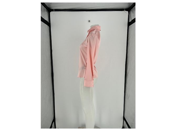Autre Marque Camicia in raso rosa - vista 3