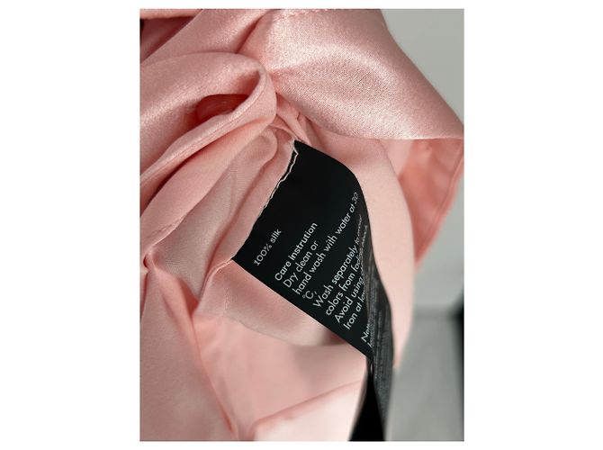 Autre Marque Camicia in raso rosa - vista 7