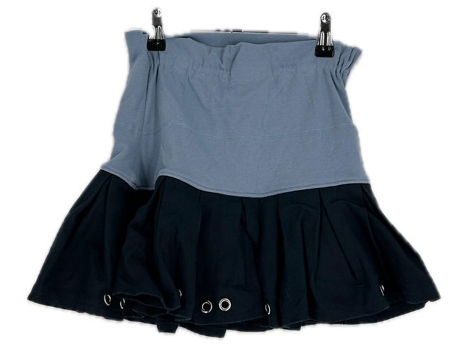 Autre Marque Falda de algodón azul GLOWNY - vista 2