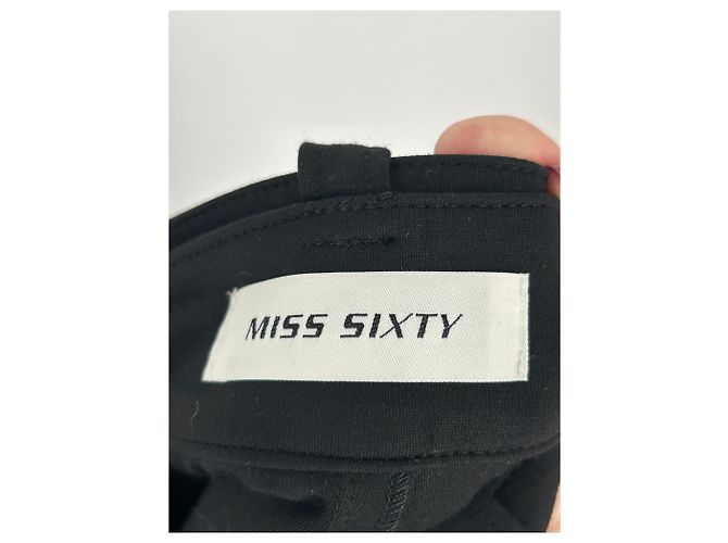 Miss Sixty Capri negro con cinturón - vista 3