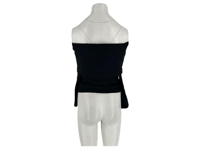 Autre Marque Camiseta de algodón negra LAMAREL Negro - vista 2