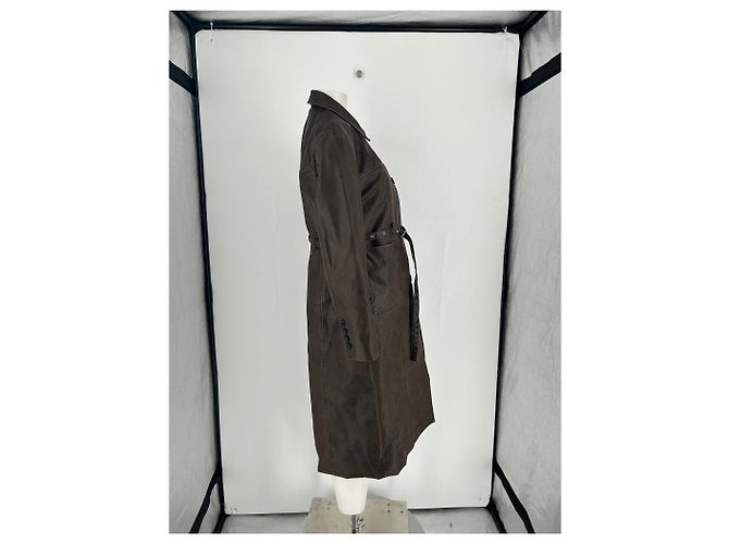Autre Marque Abrigo maxi marrón KIJUN Castaño - vista 3