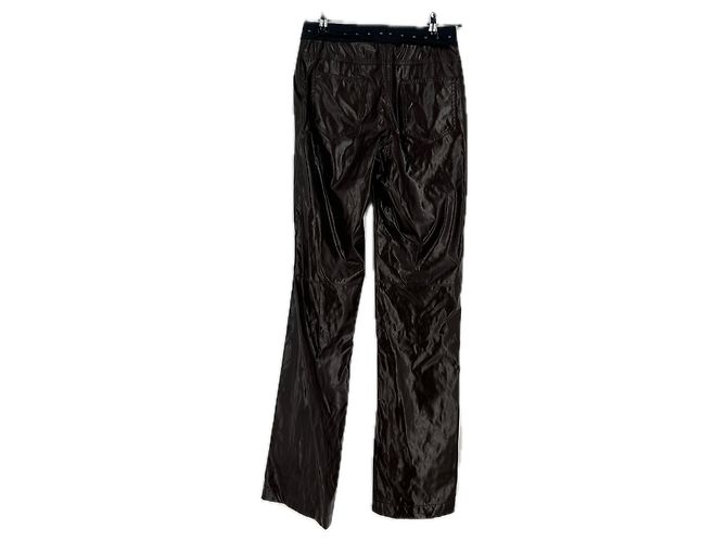 Tila March Pantalones de vinilo marrón Castaño - vista 2
