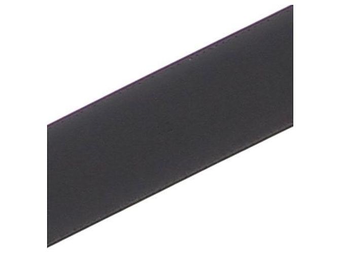 Prada Cinturón de cuero negro - vista 5