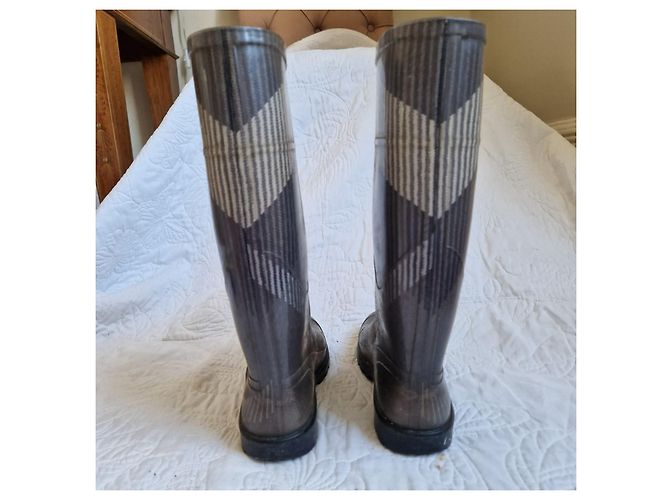 Botas de lluvia Burberry Check Castaño - vista 4