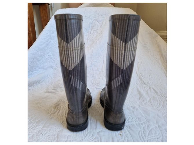 Botas de lluvia Burberry Check Castaño - vista 5