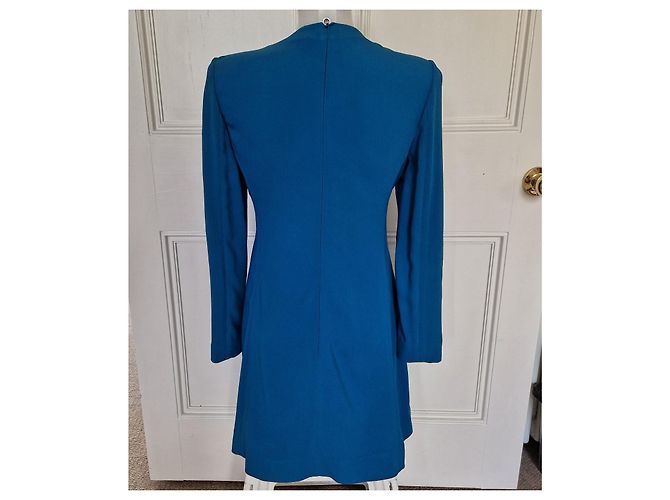 Stella Mc Cartney Stella McCartney Blaues Crepe-Kleid - Ansicht 2