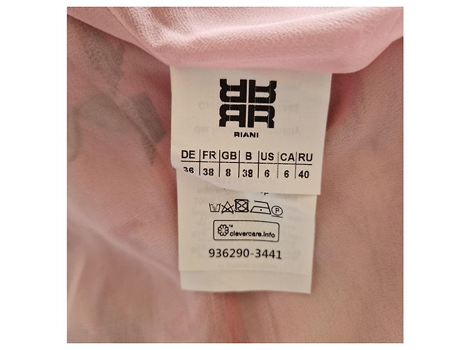 Riani Midi-Kleid mit Blumenprint und Stufenrock Pink Weiß Rot Grün Lila - Ansicht 5