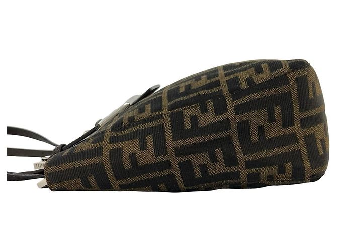 Bolso Fendi Vintage con estampado Zucca FF Castaño - vista 5