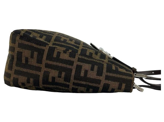 Bolso Fendi Vintage con estampado Zucca FF Castaño - vista 6
