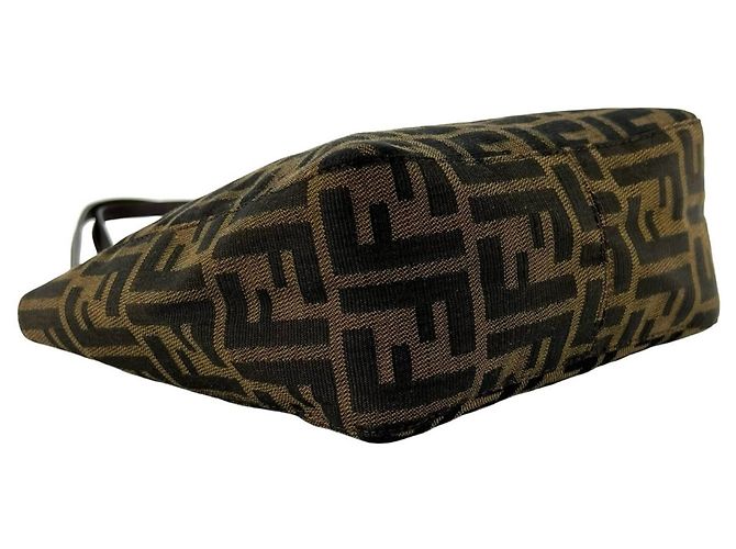 Bolso Fendi Vintage con estampado Zucca FF Castaño - vista 7